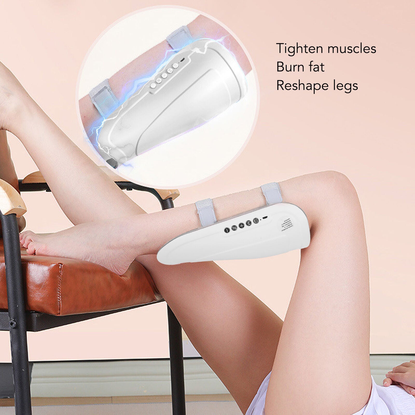 new Calf Massager Relieves Stiffness Reduce Fat Calf Massage Device(White ) HGF koeek - KOEEK