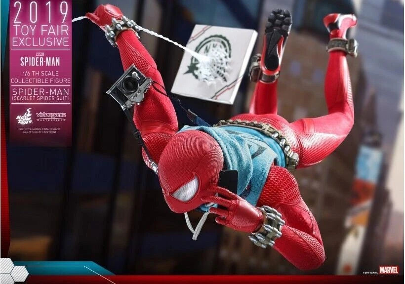 Hot Toys VGM34 Marvel's Spider-Man (Scarlet Spider Suit) 1/6 Action Figure HOT_TOYS - KOEEK