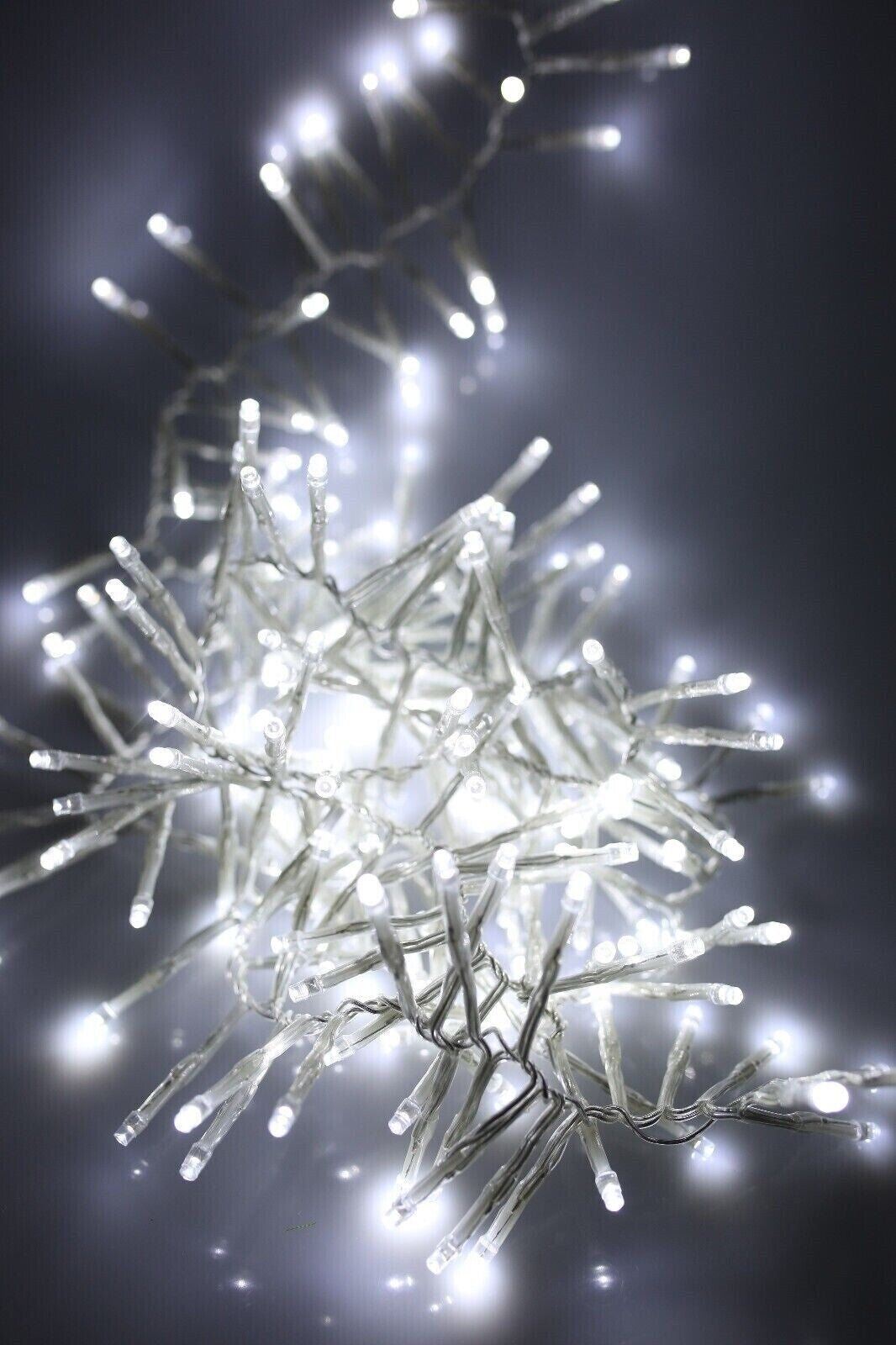 Noma 360 Cool White LED 5.2m Cluster Lights, Christmas Fairy Lights, Clear Cable NOMA - KOEEK