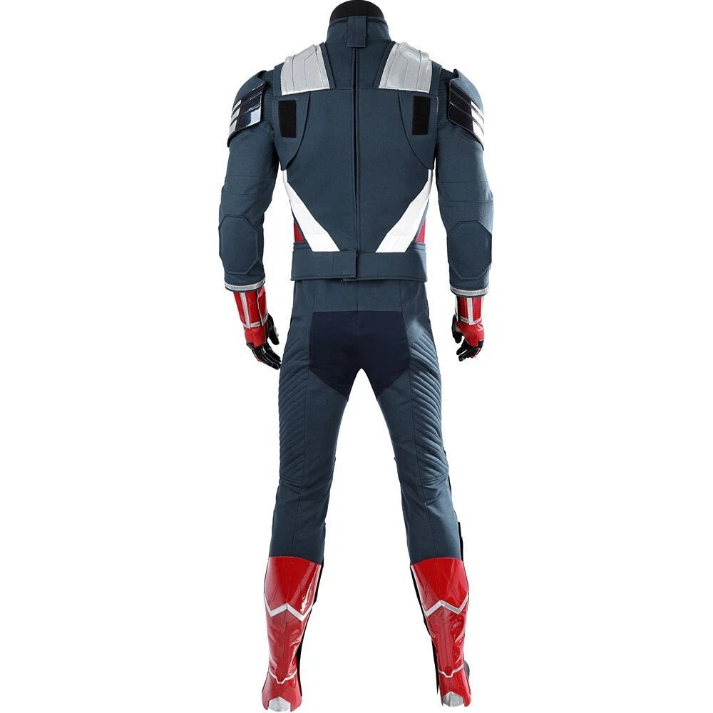 Captain America Brave  World Jumpsuit Falcon Wilson 3D Outfit Cosplay Costume 07FC0E-D4 - KOEEK