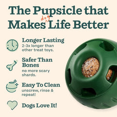 Interactive Dog Toys to Eliminate Boredom - Silicone Dog Treat Molds 07FC0E-D4 - KOEEK