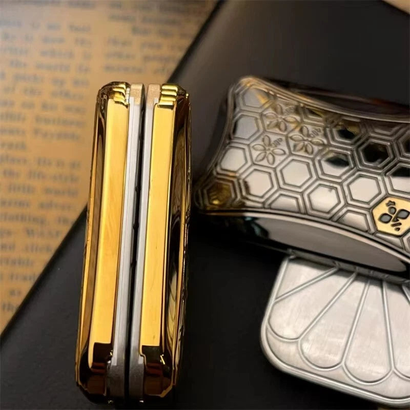 Novel Honeycomb EDC Fidget Slider Fun Infinite Push Haptic Slider Stress Relief 07FC0E-D4 - KOEEK