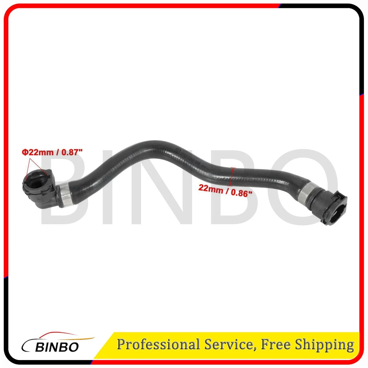 17127568246 Tank Radiator Hose For BMW 7Series E65 E66 Coolant Return Water Hose 07FC0E-D4 - KOEEK
