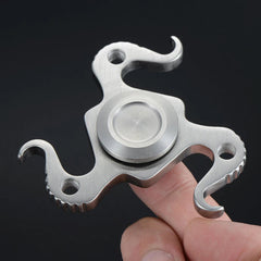 Cobra Fidget Spinner EDC Adult Metal Fidget Toys ADHD Hand Spinnr Stress Relief 07FC0E-D4 - KOEEK