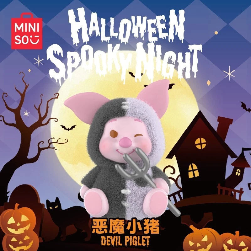 MINISO Disney Winnie the Pooh Halloween Spooky Night Series Blind Box Toy 07FC0E-D4 - KOEEK