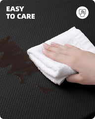 Kitchen Rugs, Kitchen Rug Set 2 Piece, Non-Slip Waterproof Kitchen Rugs 07FC0E-D4 - KOEEK