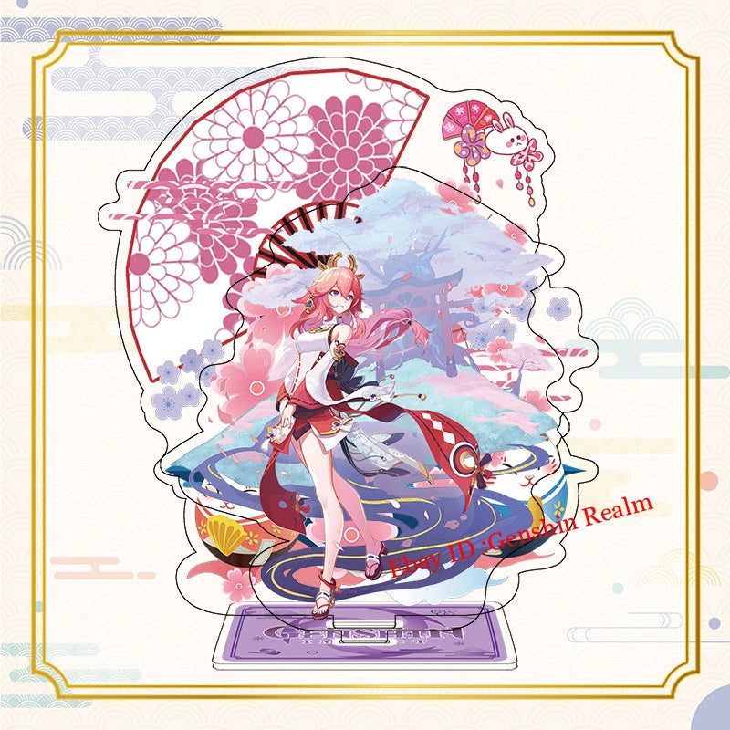 Anime  Yae Miko Desktop Stand Figure Collection Decor Gift 07FC0E-D4 - KOEEK