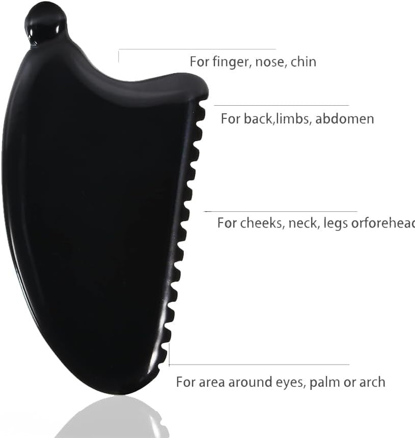 new Gua Sha Facial Tools Stone Obsidian Face Massager Gua... 07FC0E-D4 - KOEEK