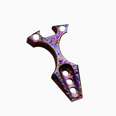 Titanium Alloy Pocket Pry Bar Crowbar Pendant Bottle Opener Keychain Multi EDC 07FC0E-D4 - KOEEK