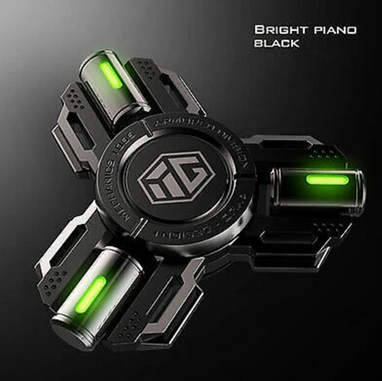 Luminous Hand Spinner Alloy Fidget Spinner Adult Anti Stress ADHD EDC Toys Gifts 07FC0E-D4 - KOEEK
