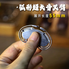 EDC Titanium Alloy Stainless Steel Push Slider Mechanical Intensive Toys Tools 07FC0E-D4 - KOEEK