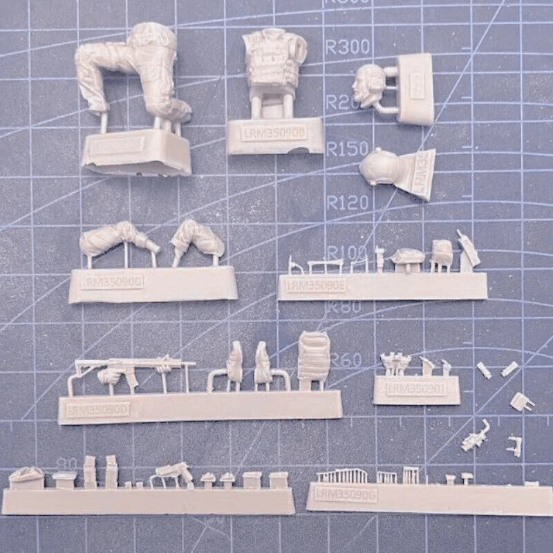 1/35 Resin Figure Model Kit US Special Forces In Action Unassambled Unpainted 07FC0E-D4 - KOEEK