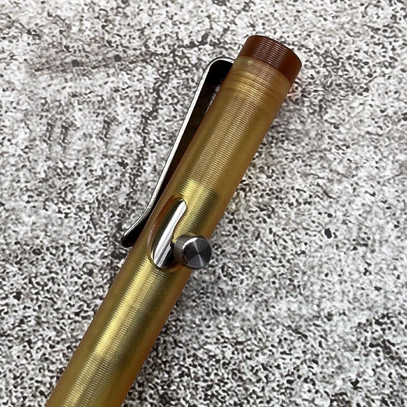 Polyetherimide ULTEM Titanium Alloy Pocket Signature Ballponit GelPenG2RefillEDC 07FC0E-D4 - KOEEK