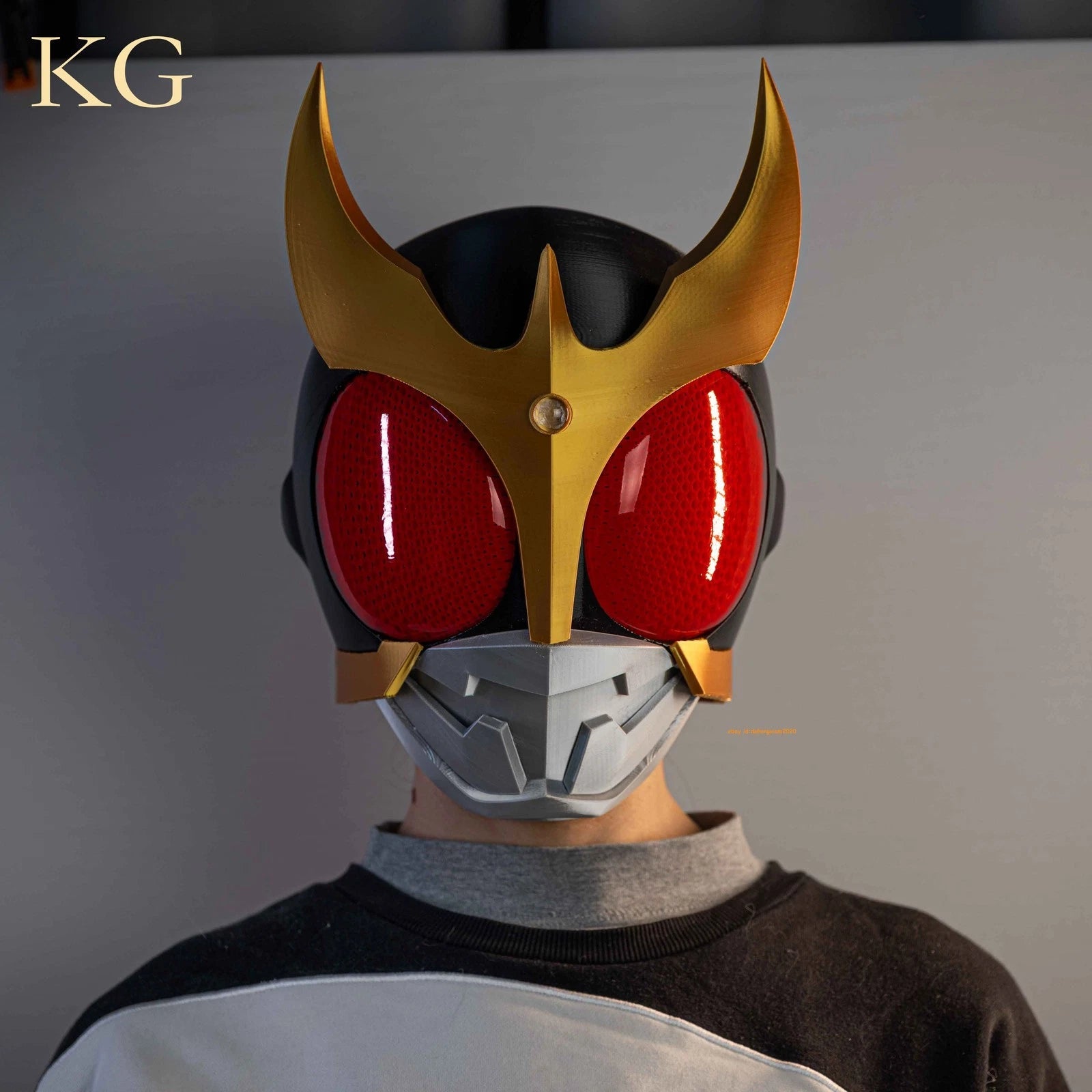 Masked Rider KAMEN RIDER Kuuga 3D Printed LED Wearable Helmet Mask Cosplay Prop 07FC0E-D4 - KOEEK