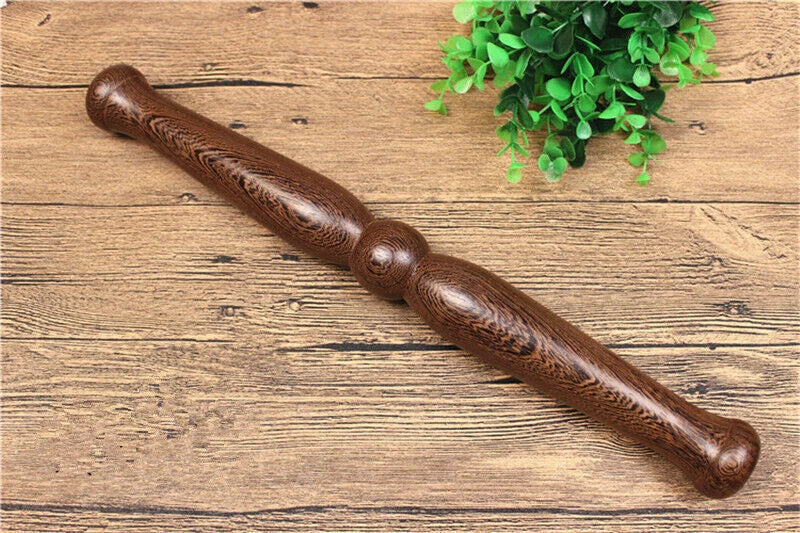 Tai Chi Qigong Ruler Martial Arts Tai Chi Kungfu Bang Sticks Polished Solid Wood 07FC0E-D4 - KOEEK