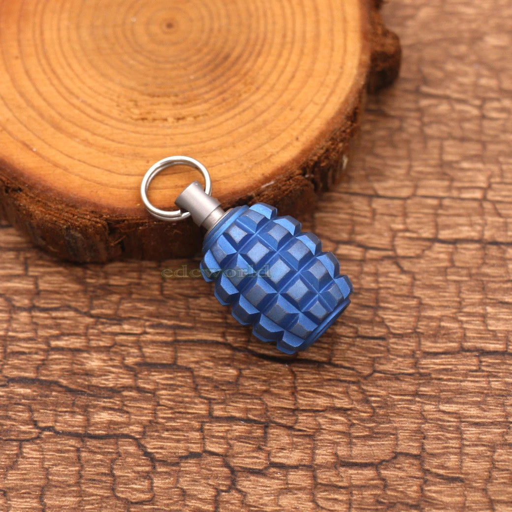 Titanium TC4 Parachute Cord Tool Lanyard DIY Bead Key Chain Pendant DZ-BBT EDC 07FC0E-D4 - KOEEK