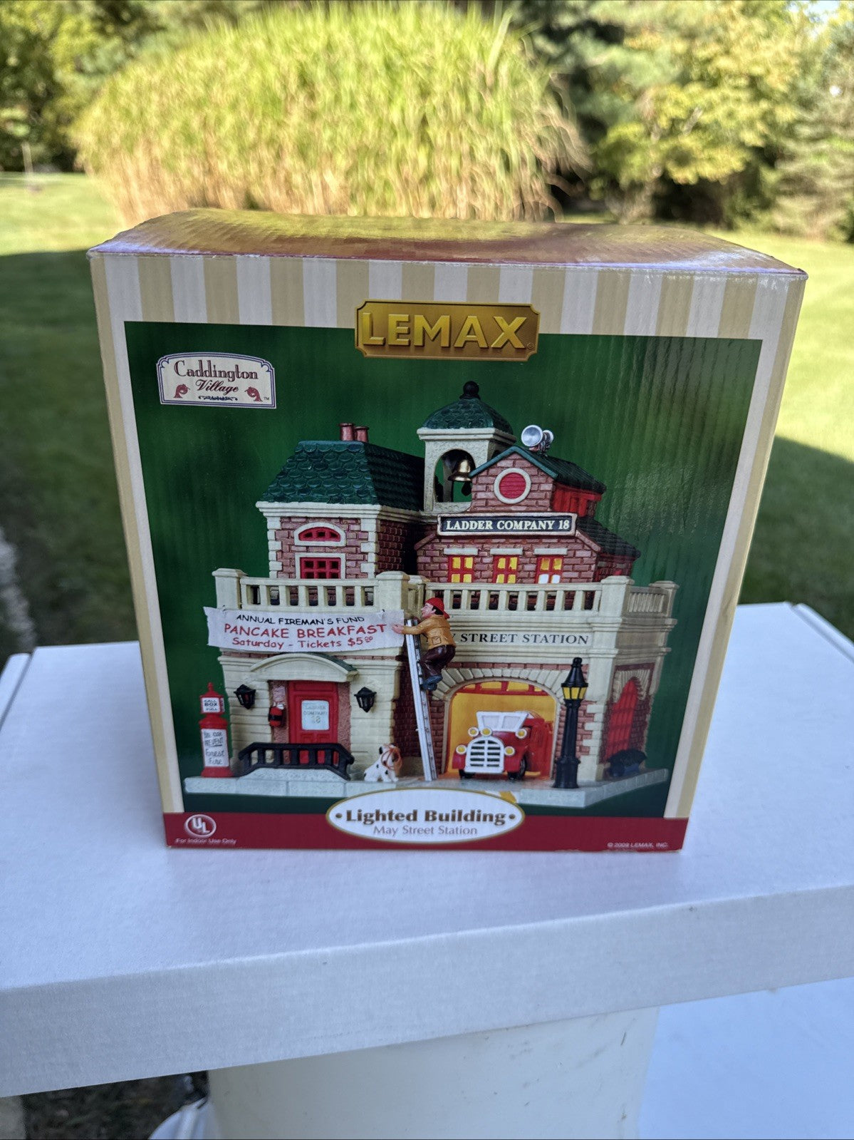 Lemax Caddington Village #95845 2009 May Street Station Lighted Building NOS LEMAX - KOEEK