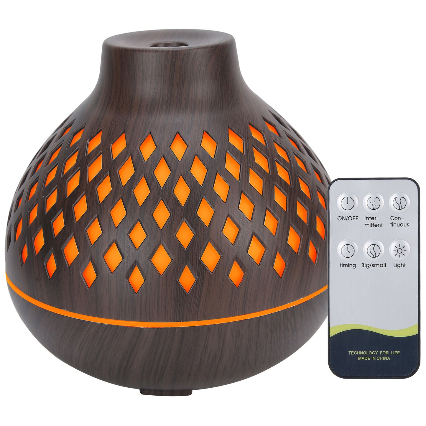 new Grain Home Air Humidifier Ultrasonic Aroma Diffuser 400ml (Prise US ) HGF koeek - KOEEK