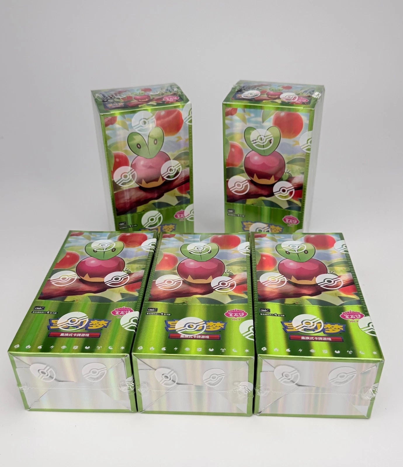 Pokémon TCG Chinese CBB6C Gem Pack VOL.6 Applin Booster Box Sealed IN STOCK 07FC0E-D4 - KOEEK