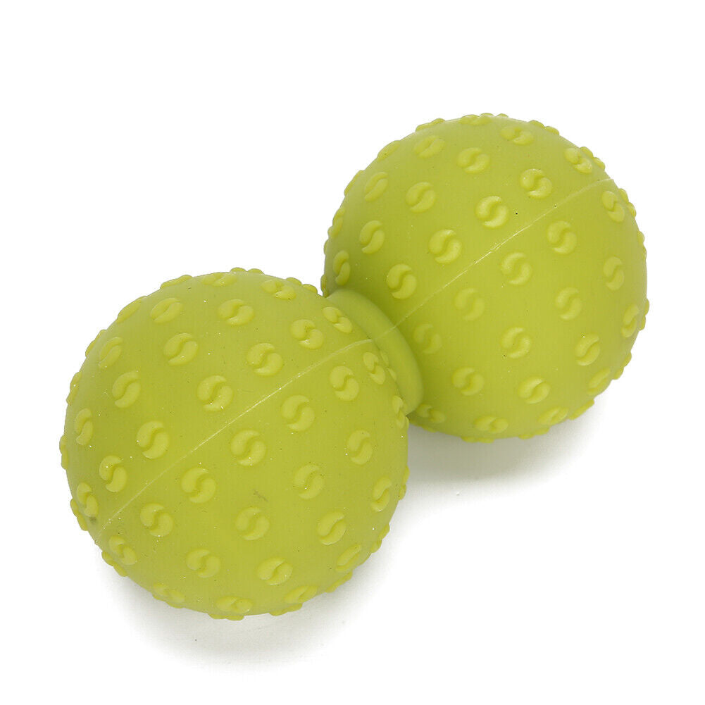 new Double Massage Ball Back Shoulder Release Deep Tissue Massage Ball(Green ) HGF koeek - KOEEK