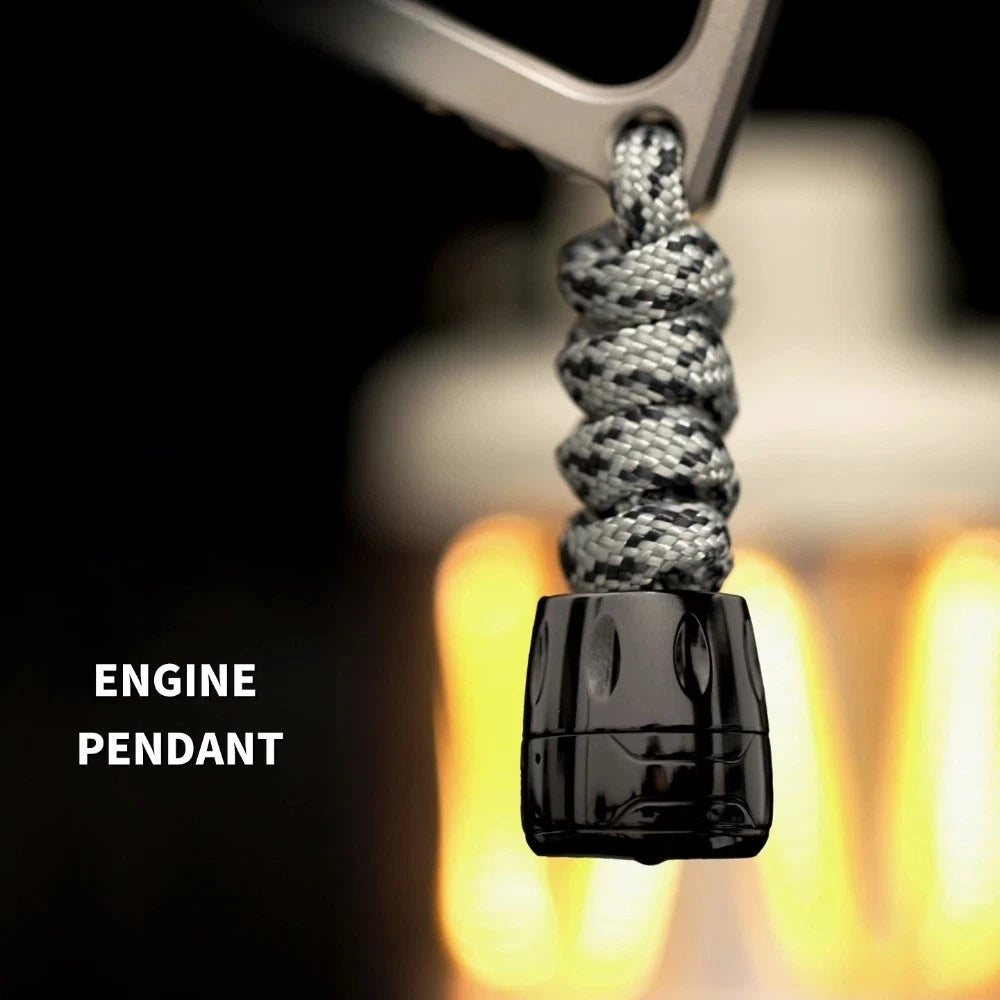 Zirconium Alloy Engine Pendant Knife Beads Push Slider EDC Toy Tail Decoration 07FC0E-D4 - KOEEK