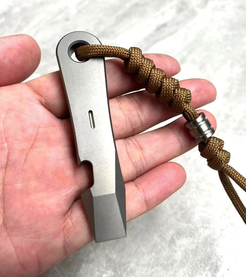 Titanium Alloy Outdoor Multi Tools Pry Bar Crowbar Opener Cutter Outdoor EDC 07FC0E-D4 - KOEEK