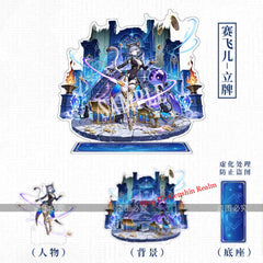 Anime Honkai: Star Rail Cipher Deluxe Acrylic Desktop Stand Figure Collection 07FC0E-D4 - KOEEK