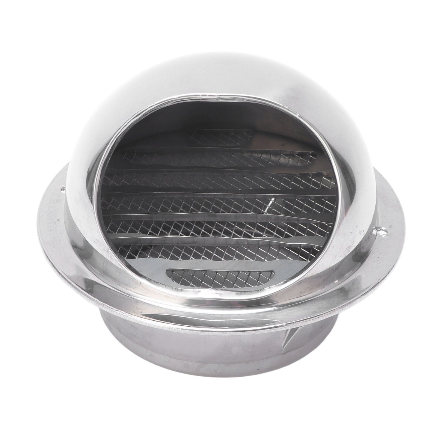 new 4in Stainless Steel Vent Hood Exterior Wind Cover Vent Cover Outlet Accessory koeek - KOEEK