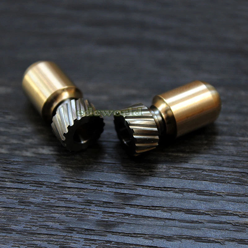 EDC TITANER Titanium + Brass EDC Bead Key Parachute Cord Pendant Lanyard DIYBead TITANER - KOEEK