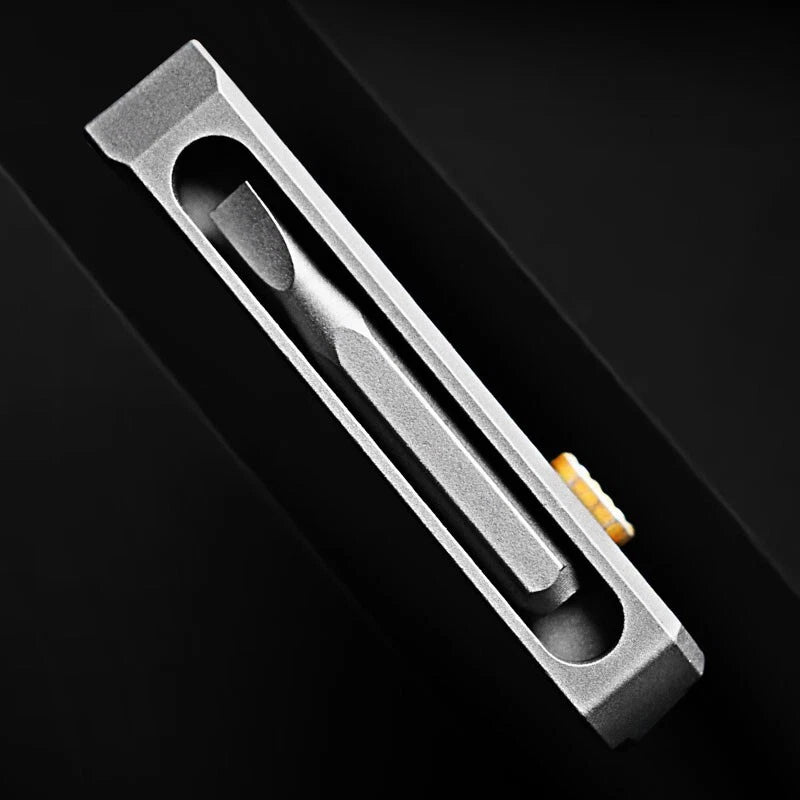 EDC Titanium Alloy Screwdriver Holder Storage Box Dismantling Portable Tools 07FC0E-D4 - KOEEK