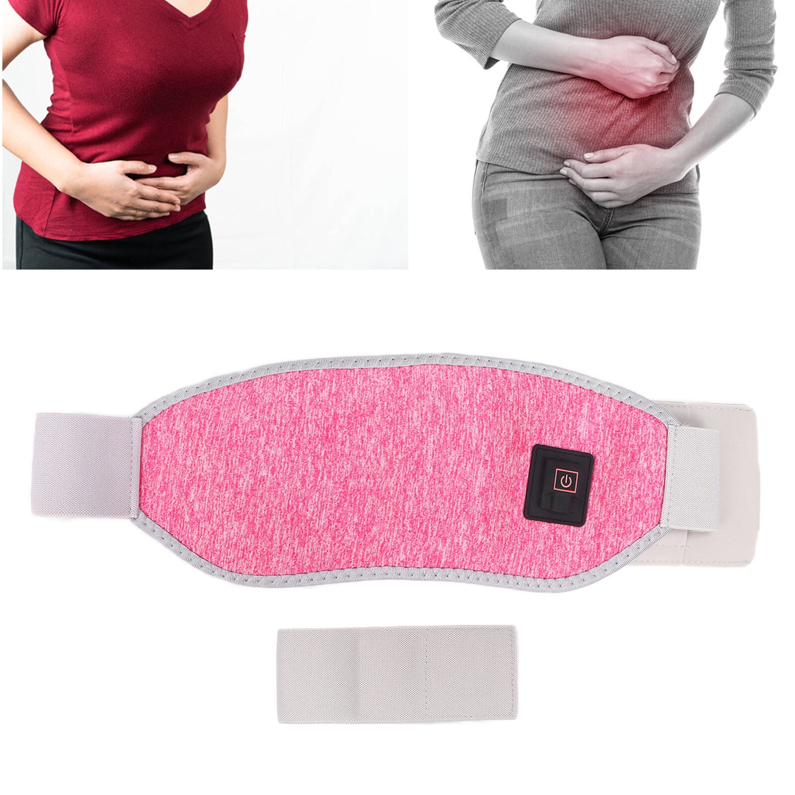 new Electric Heating Abdominal Menstrual Pad Belt For Period Pain Relief Cramp HGF koeek - KOEEK