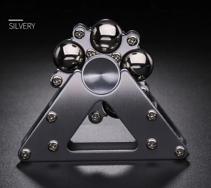 Stainless Steel Hand Twisting Spinning Top Gyro Gyroscope Spinner Top Toys 07FC0E-D4 - KOEEK