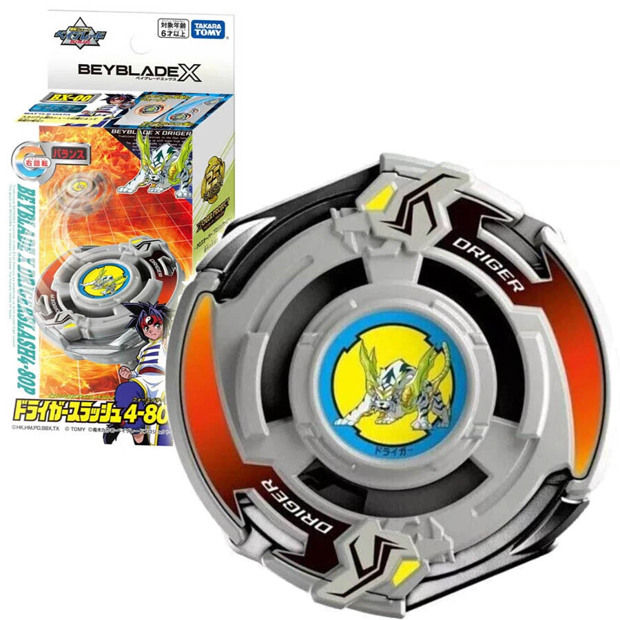 TAKARA TOMY B-00 Driger Slash 4-80P Beyblade X Burst Booster BXG04 Official TAKARA - KOEEK
