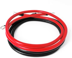 new 2 AWG Battery Cable 3FT 2 Gauge Pure Copper Inverter 3 FT-2 07FC0E-D4 - KOEEK