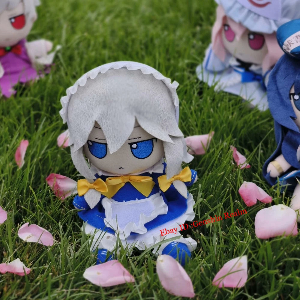 Anime Touhou Project Fumo Series Izayoi Sakuya Plush Doll Cartoon Gift 20cm 07FC0E-D4 - KOEEK