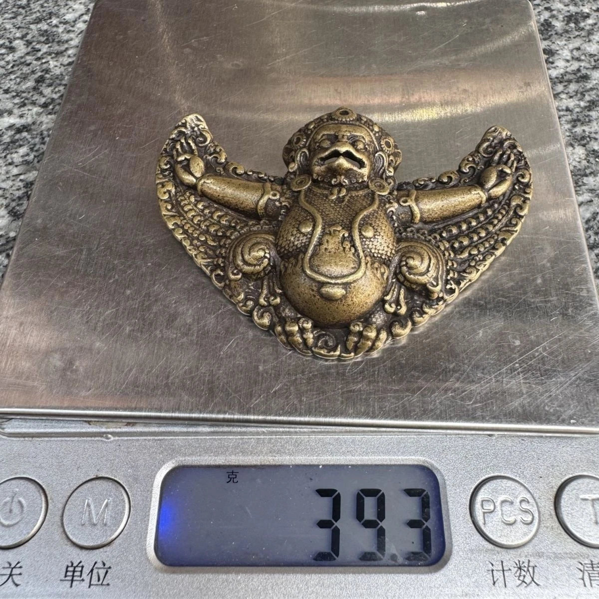 Tibetan Copper Garuda Pendant Amulet Bird Necklace Collectible 07FC0E-D4 - KOEEK