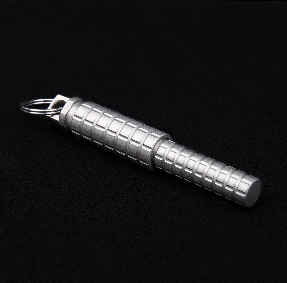 Titanium Alloy Mini Pocket Pen Outdoor EDC Tool Portable Keychain Ballpoint Pen 07FC0E-D4 - KOEEK