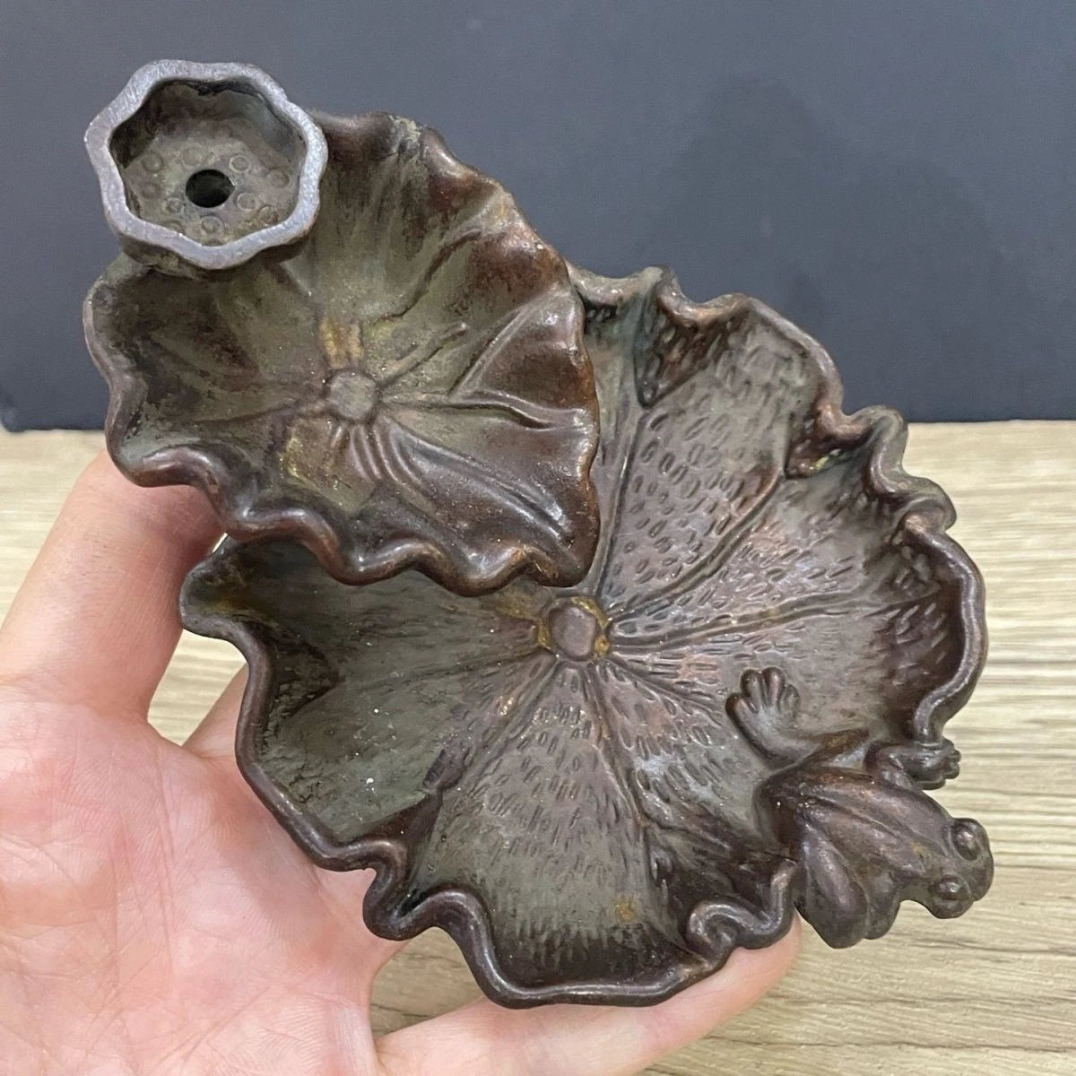 Antique Backflow Incense Burner Home Decor Tea Art Living Room Craft 07FC0E-D4 - KOEEK