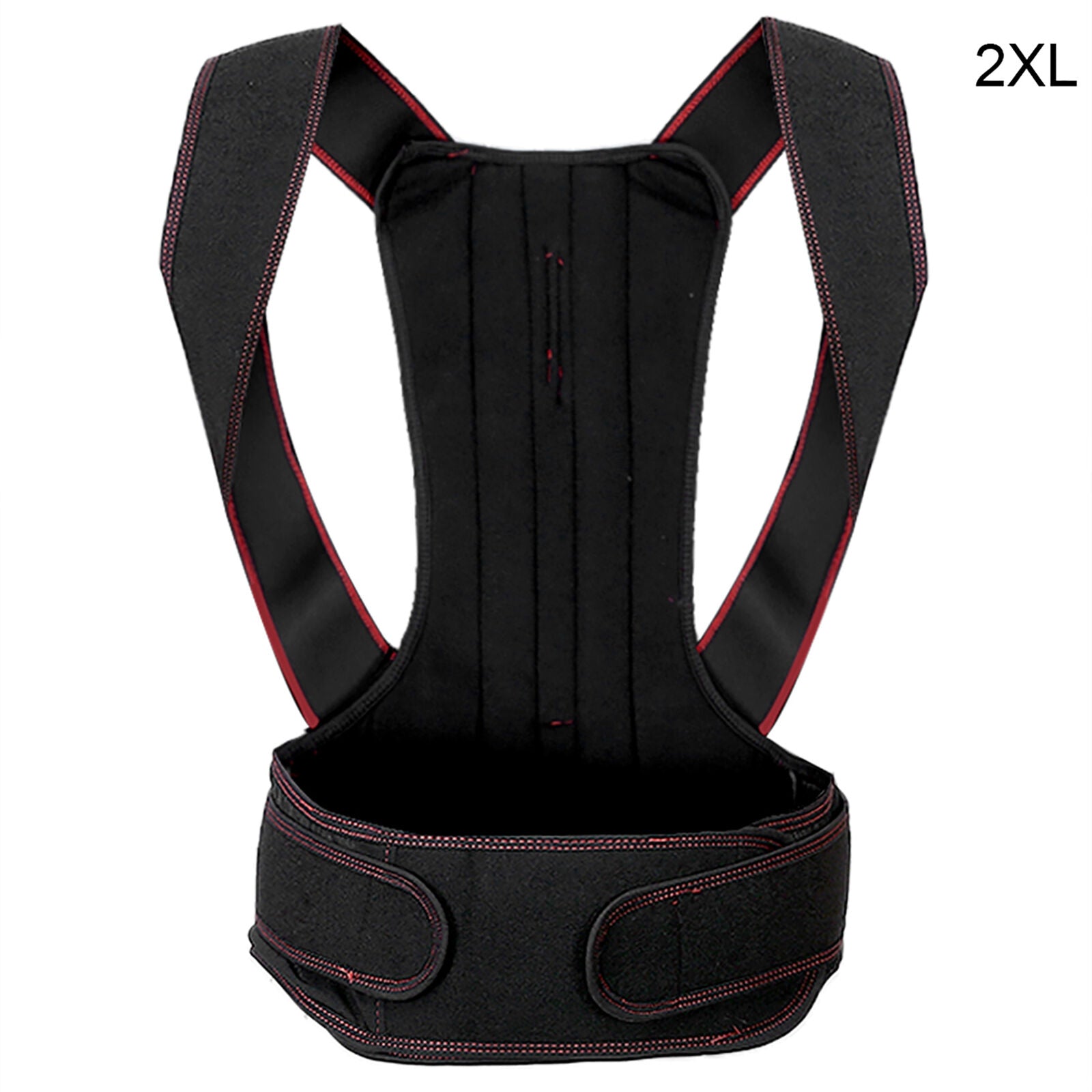 new Posture Corrector Brace Hunchback Correction Belt Back Spine (2XL Rouge) HGF koeek - KOEEK