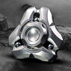 EDC Hand Spinner Adult Fidget Toys God Shield Stainless Steel Fidget Spinner Toy 07FC0E-D4 - KOEEK