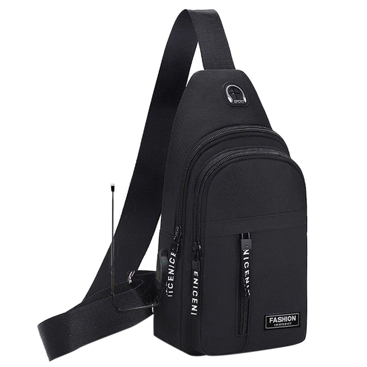 new Men Women Sling Bag Chest Fanny Packs Cross Body Travel Shoulder Backpack Sports koeek - KOEEK