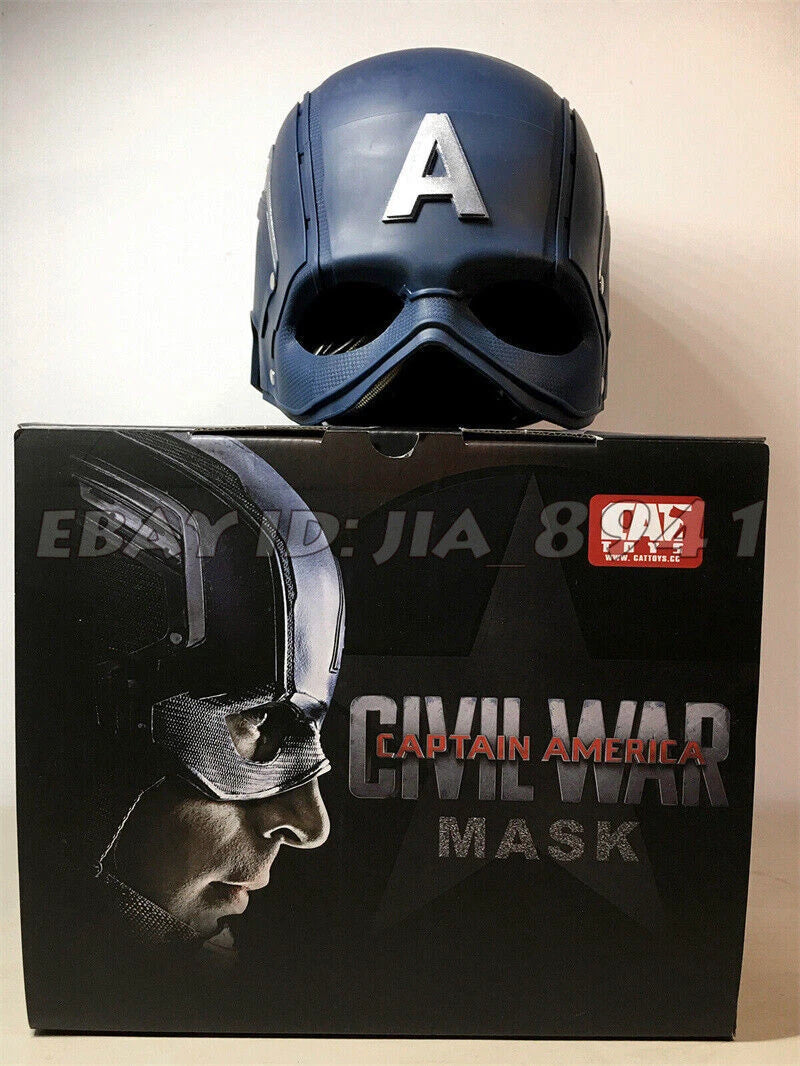 IN STOCK Cattoys 1:1 Captain America WEARABLE Helmet Replica Prop CATTOYS - KOEEK