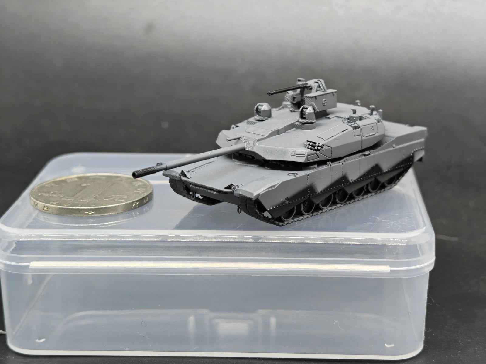 USA Abrams x Tank 1/144 Scale Static Model Painted Finished Non-Movable 07FC0E-D4 - KOEEK