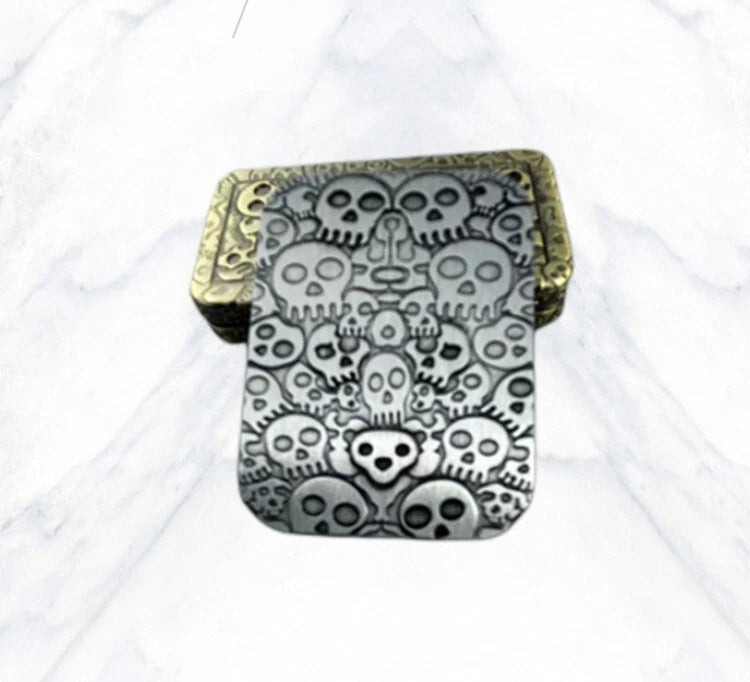 EDC Fidget Toys Metal Skull Magnetic Fidget Slider Adult Fidget Blocks ADHD Tool 07FC0E-D4 - KOEEK
