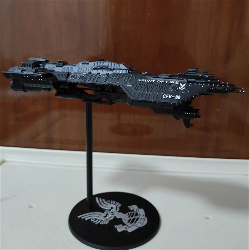 Halo 4 UNSC 火灵号 CFV-88 Spaceship Model Resin Spacecraft Figure Toy 07FC0E-D4 - KOEEK