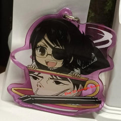 Anime Attack on Titan Hange Zoe Acrylic Keychain Backpack Pendant Decor Gift 07FC0E-D4 - KOEEK
