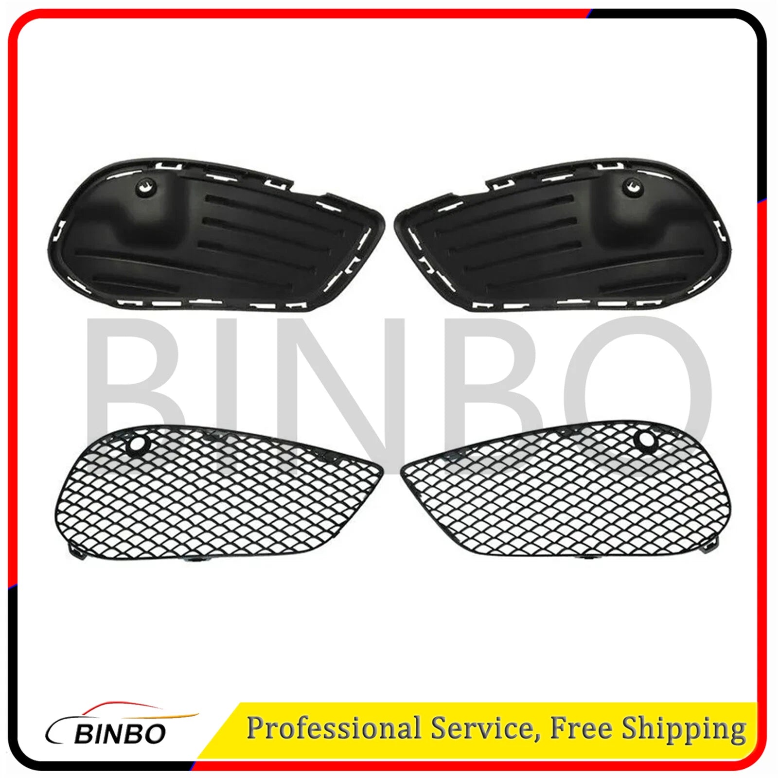 Front Bumper Vent Cover Grille c For Mercedes Benz W205 C300 C350 2015-18,L&R 07FC0E-D4 - KOEEK