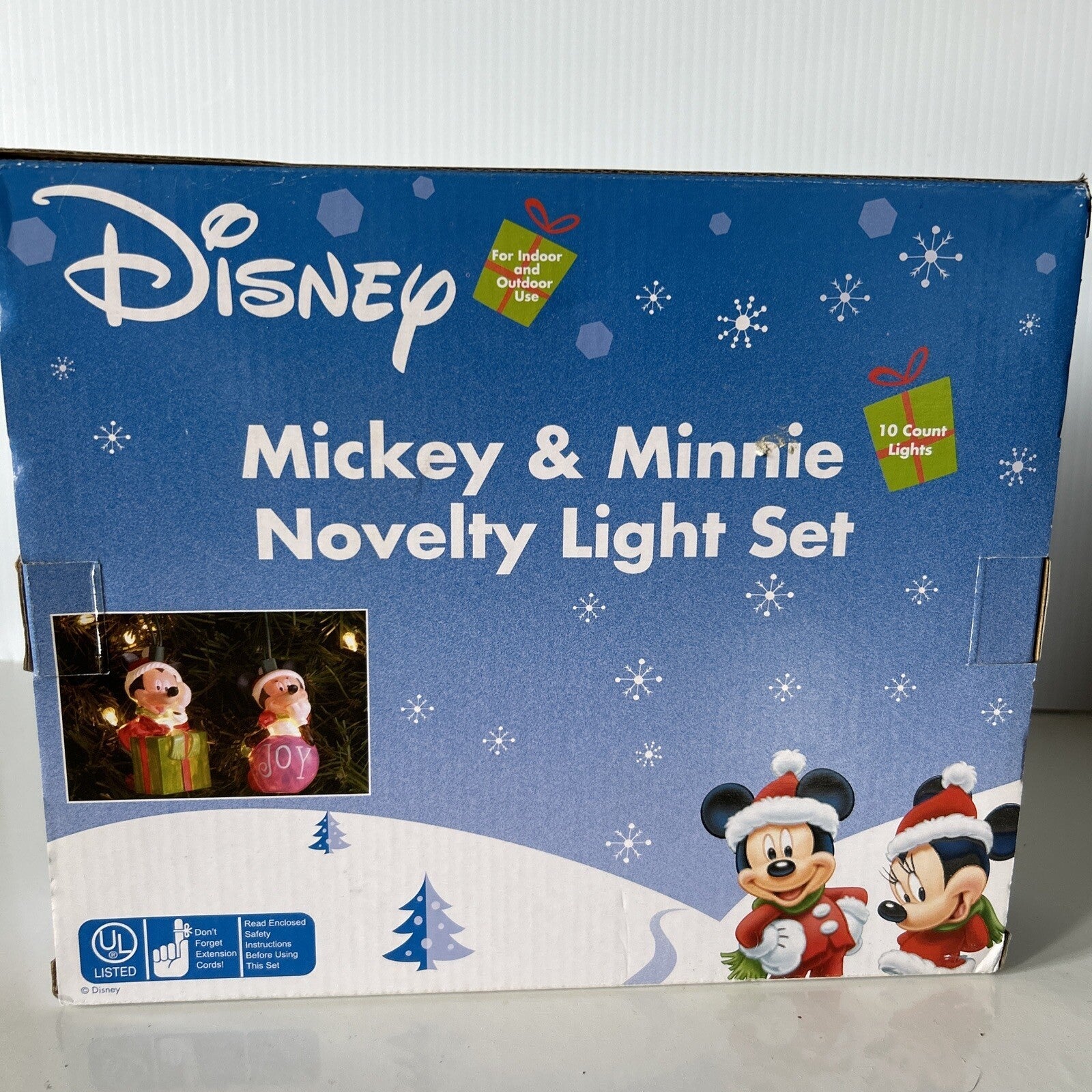 Disney Christmas Mickey Mouse & Minnie Novelty 10 Count Light String Set DISNEY - KOEEK