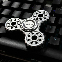 Three Leaf Gear Fidget Spinner Adult EDC Fidget Toys ADHD Hand Spinner Men Gifts 07FC0E-D4 - KOEEK