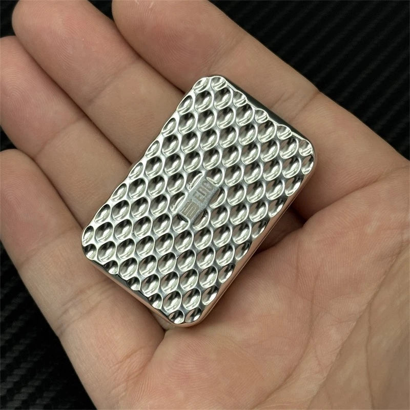 Novel Honeycomb EDC Fidget Slider Fashion Alloy Metal Push Haptic Slider 07FC0E-D4 - KOEEK